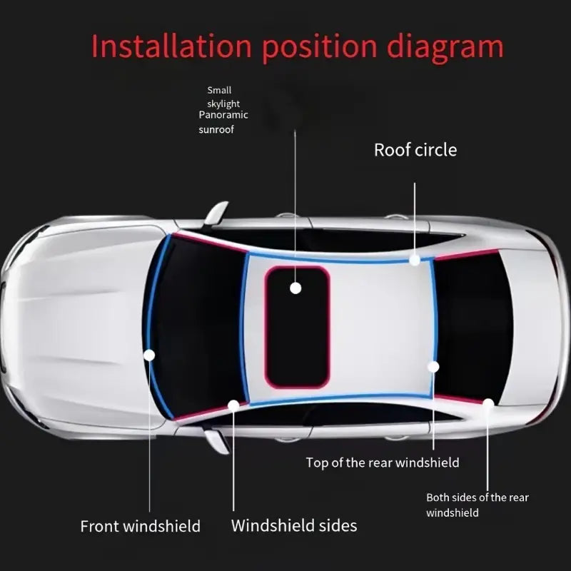 Car Windshield Edge Rubber Strip