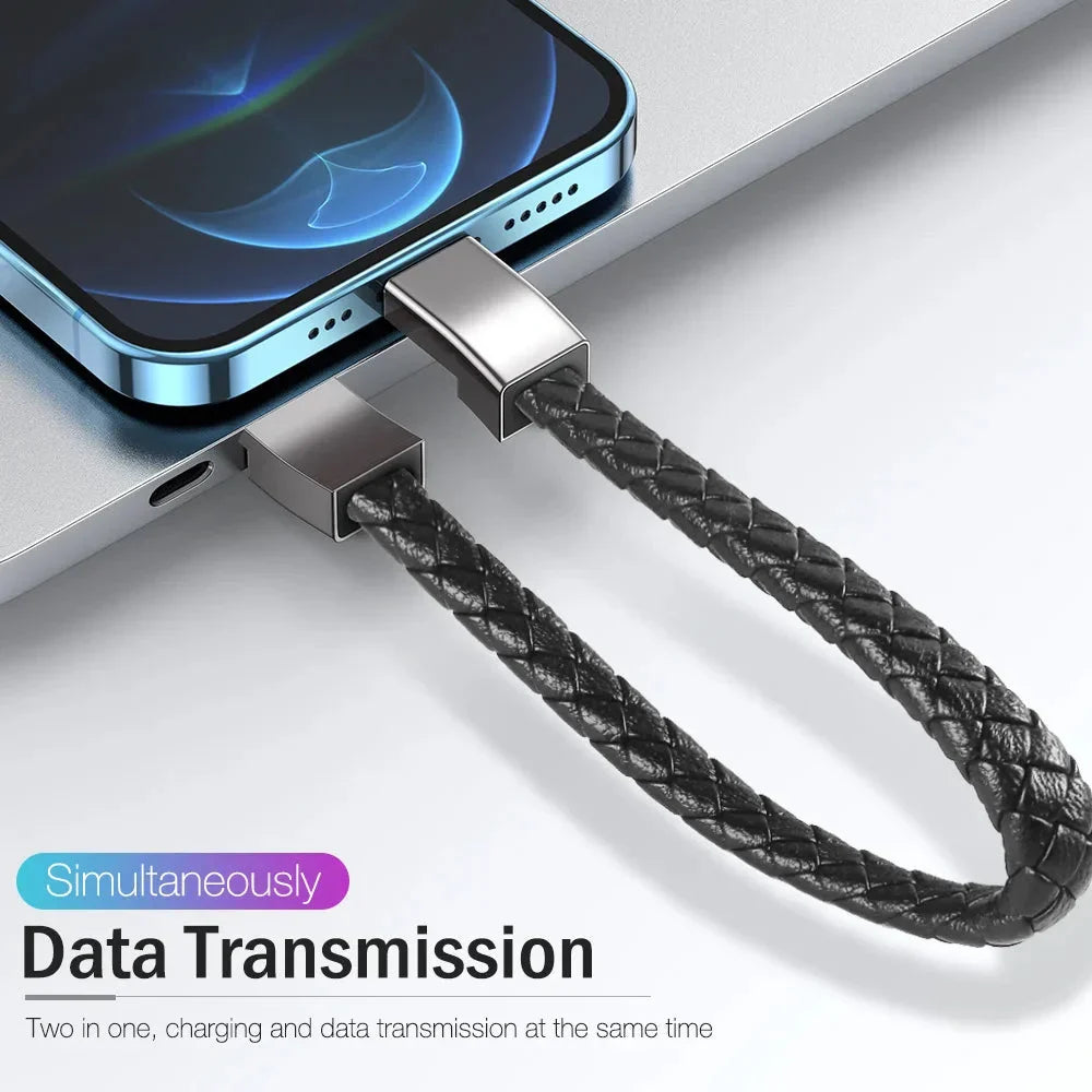 Bracelet USB Charging Cable (Leather)