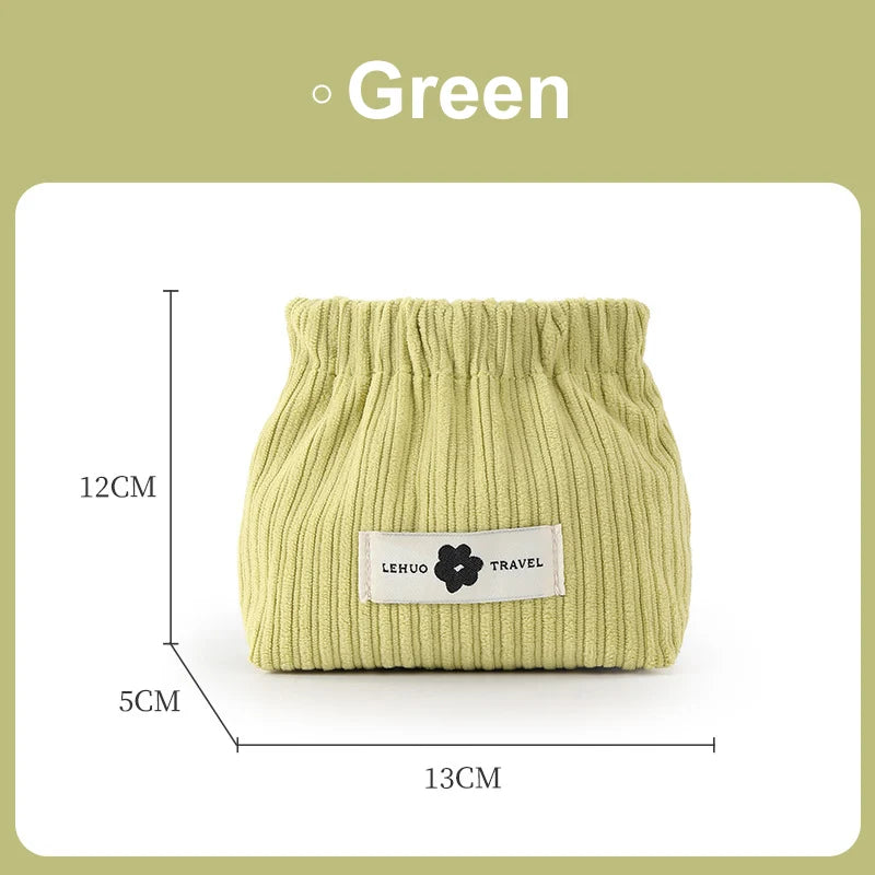 Corduroy Elastic Storage Bag