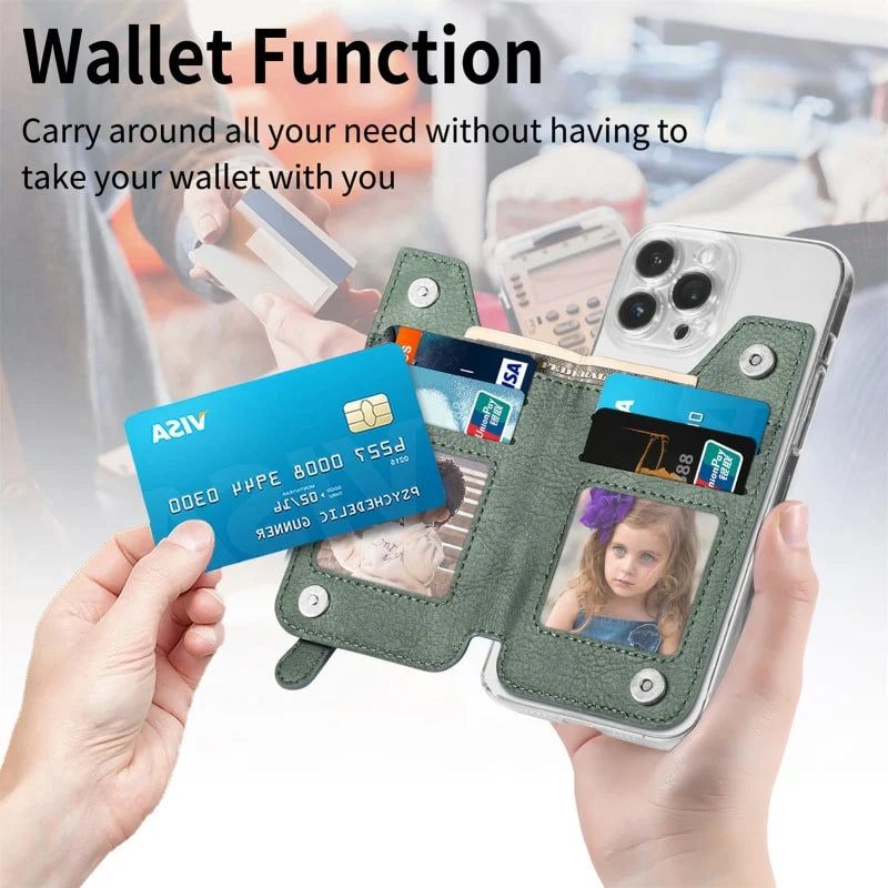 Multifunctional adhesive Phone Wallet Card Holder