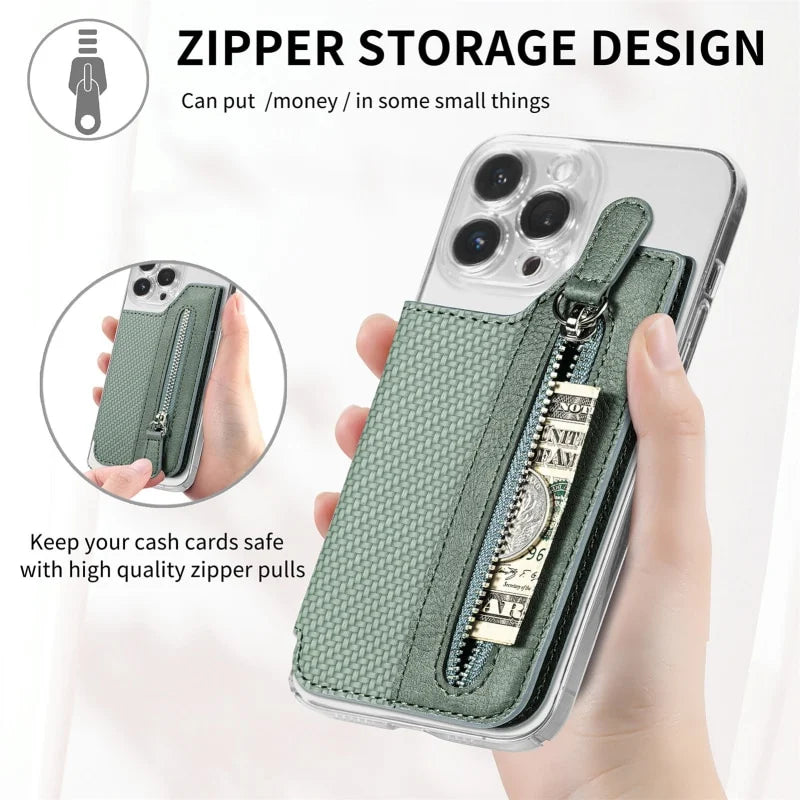 Multifunctional adhesive Phone Wallet Card Holder