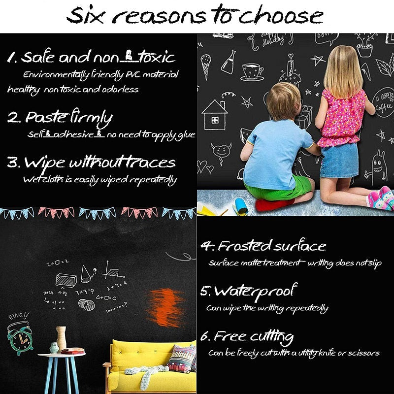 Blackboard Wall Sticker Sheet